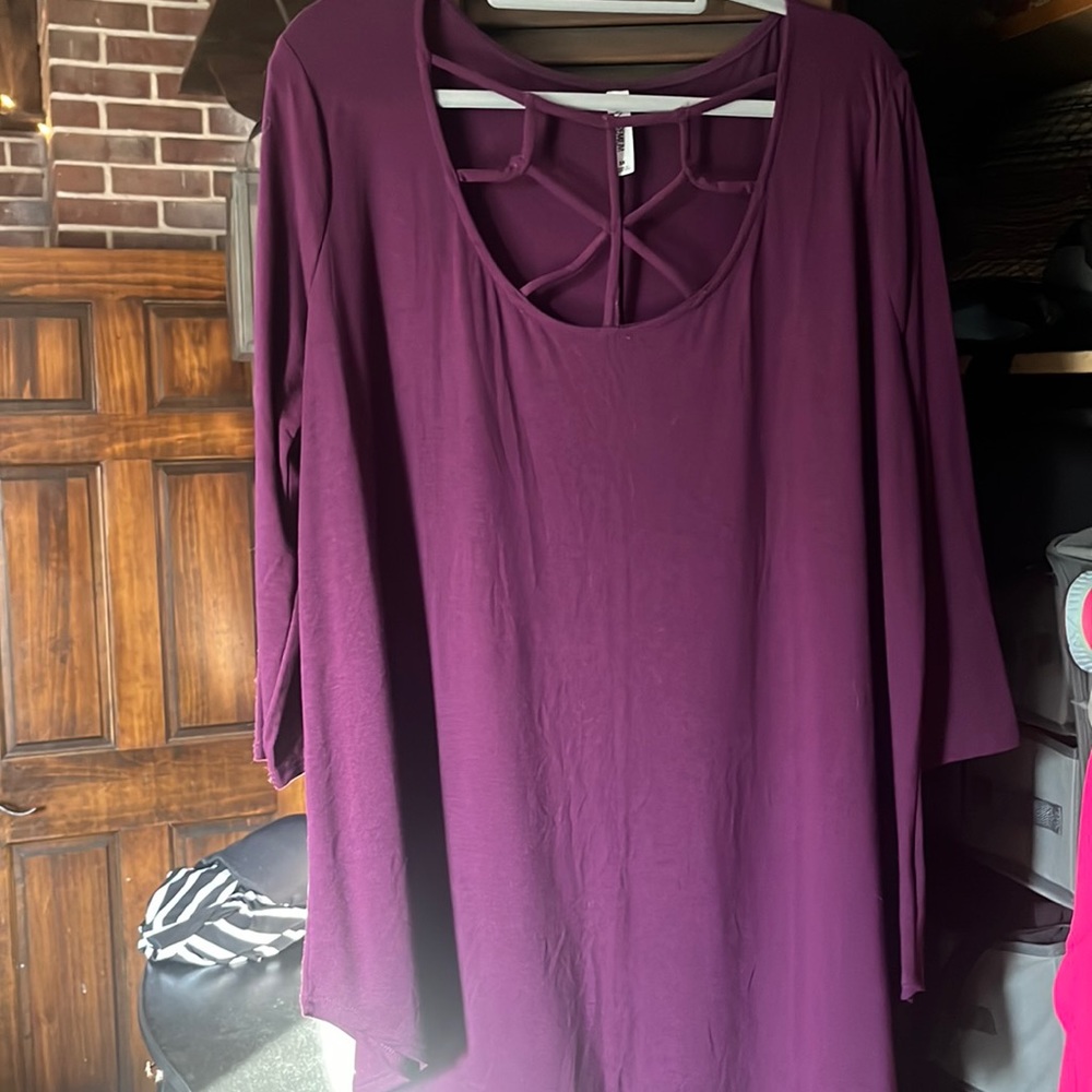 Bnwot plum colored top